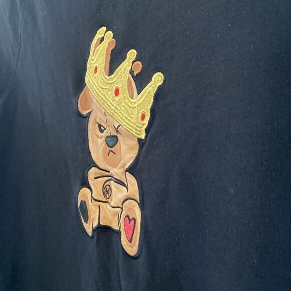 AMOUR NOIR Los Angeles Men’s Black Sweatshirt Size L - Picture 2 of 5